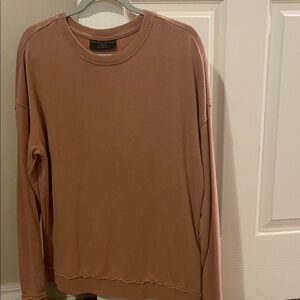 No Boundaries Men's Tan Long Sleeve Shirt